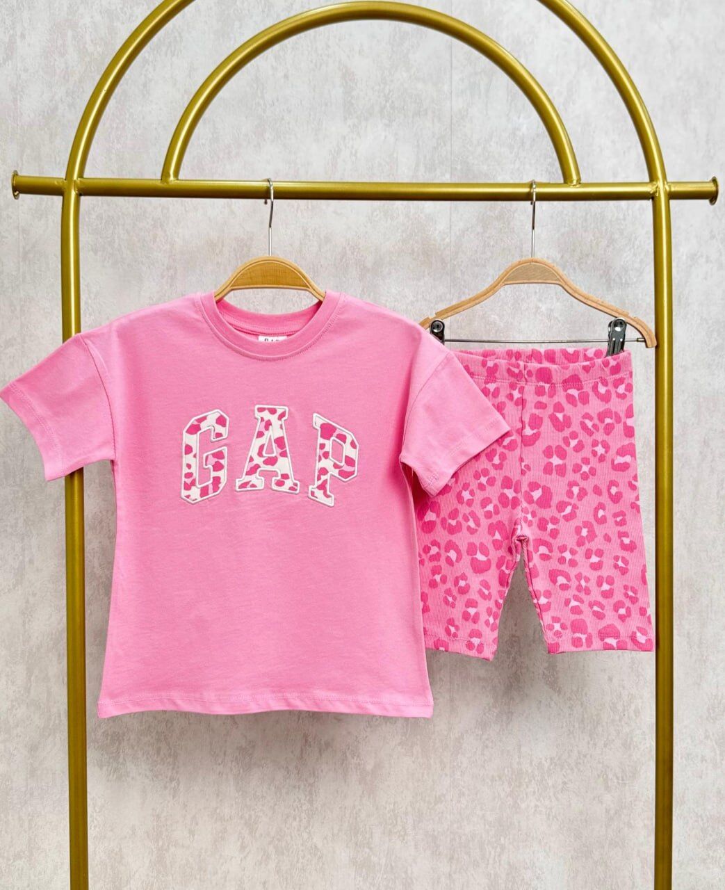 Leopar Pembe taytlı takım