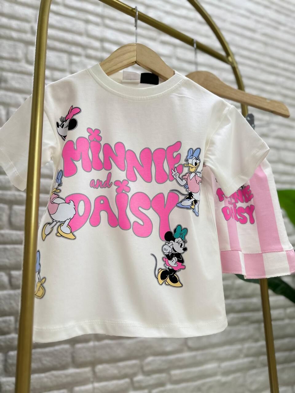 Minnie&Daisy şortlu takım