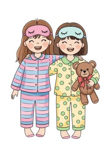 Kız Çocuk Pijama Takımı