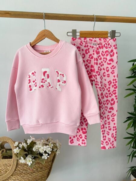 Leopar taytlı takım pudra