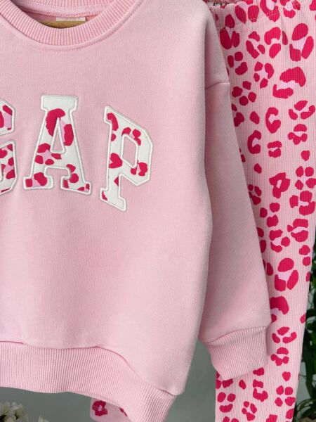 Leopar taytlı takım pudra