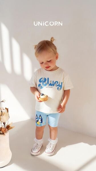 Karakter baskılı biker taytlı takım