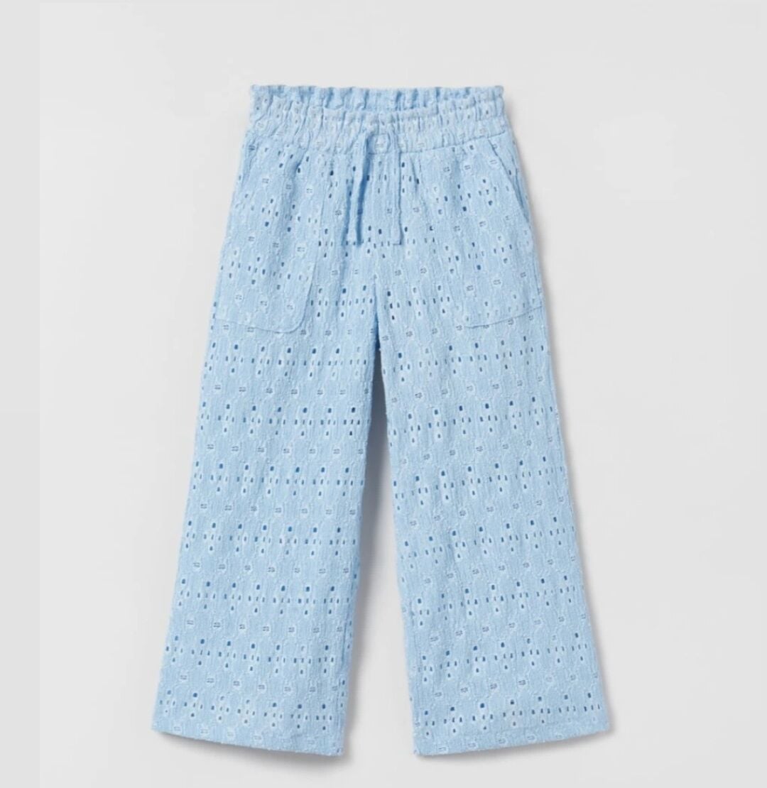 Fisto detaylı Mavi pantolon