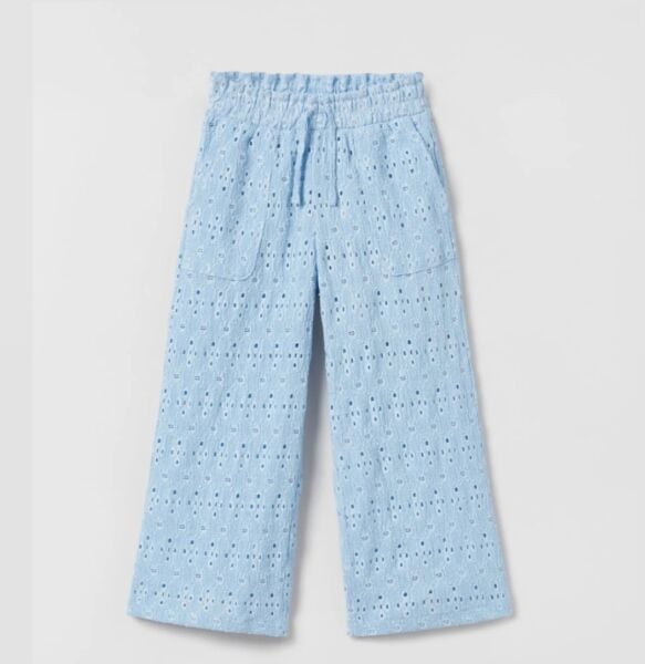 Fisto detaylı Mavi pantolon