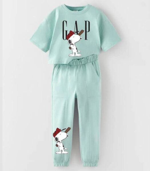 Snoopy takım turkuaz