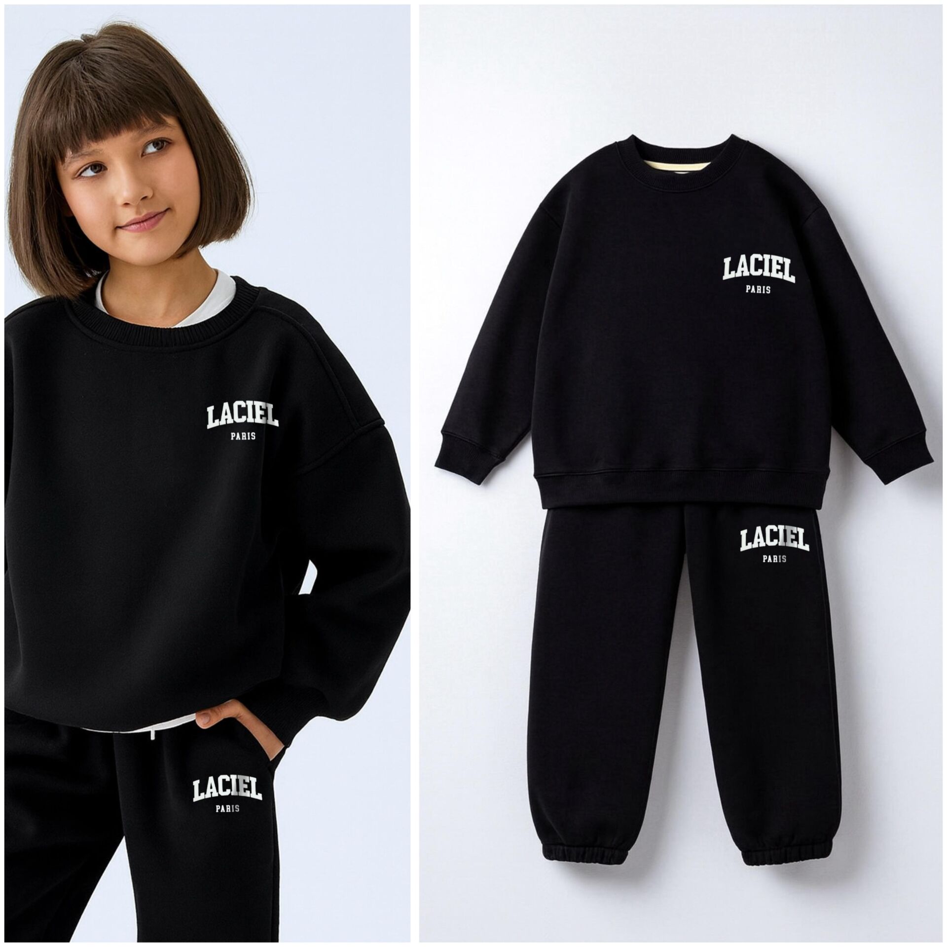 Laciel basic siyah takım