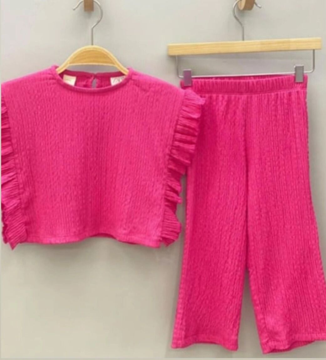 Bürümcük kumaş pembe takım