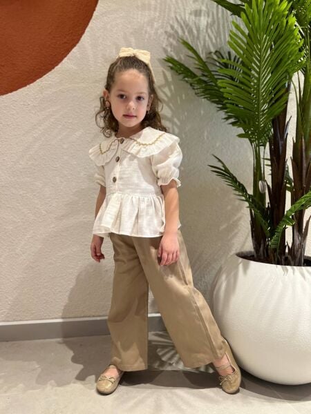 Müslin gömlek gabardin takım