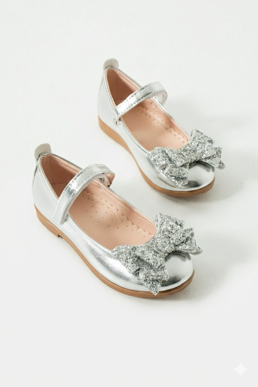 Gümüş simli babet !!!4 Mart Kargo!!! 24 numara