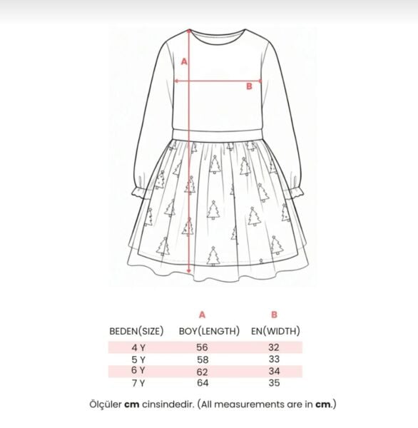 Yeni yıl fiyonk detaylı elbise (üst yeşil/alt kırmızı)