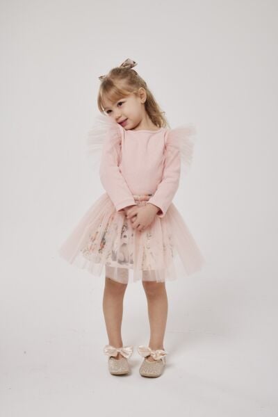 Tütü etek detaylı takım (toka dahil)