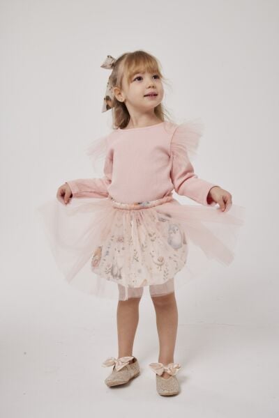 Tütü etek detaylı takım (toka dahil)