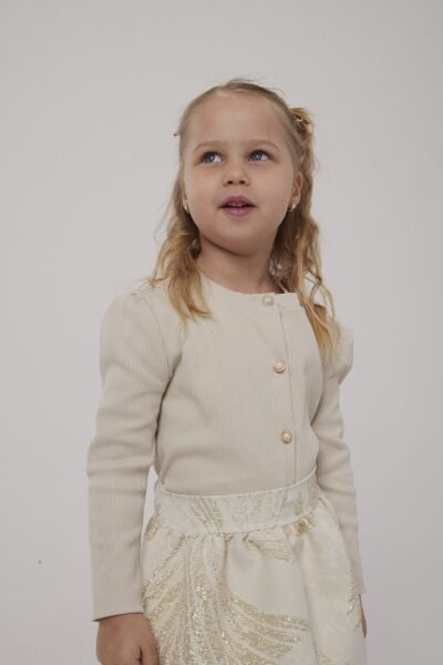 Ribana kumaş yaldız etek takım 7/8 yaş