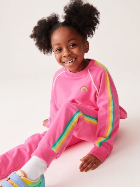 Gökkuşaklı eşofman takımı