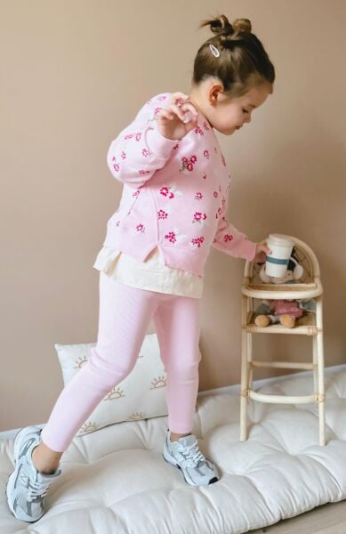 Pink flow taytlı takım