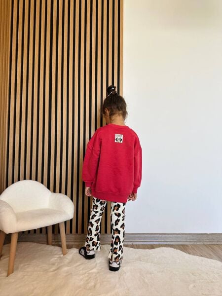 Leopar minnie taytlı takım
