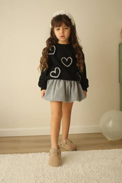 Kalpli balon etekli simli takım