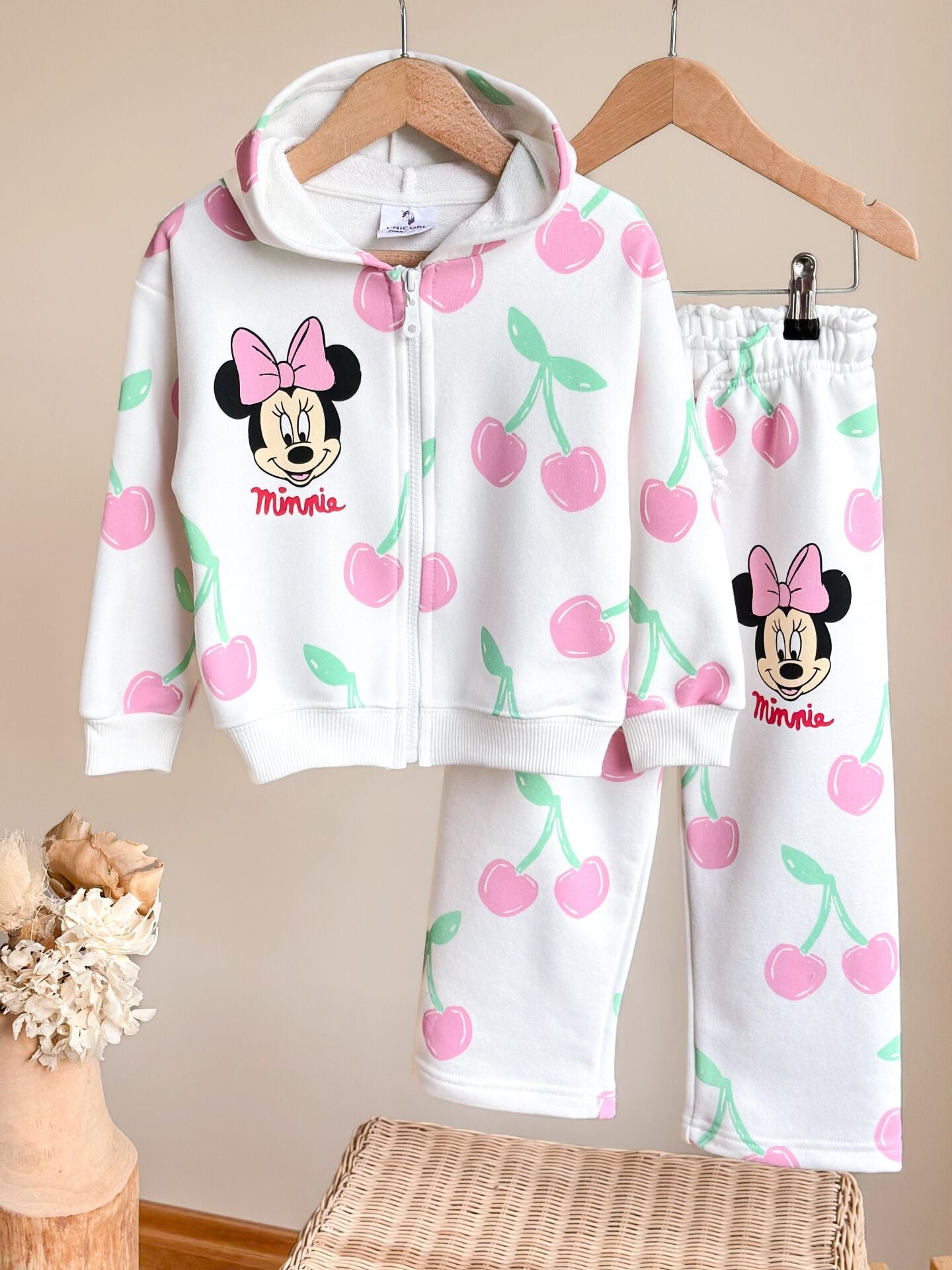 Kapşonlu minnie takım