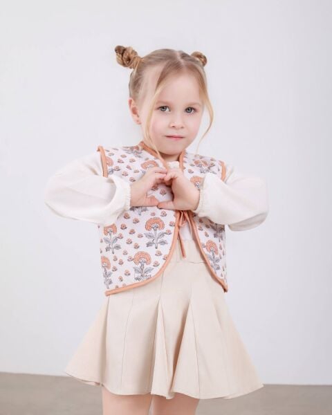 Kapitone yelek üçlü set takım