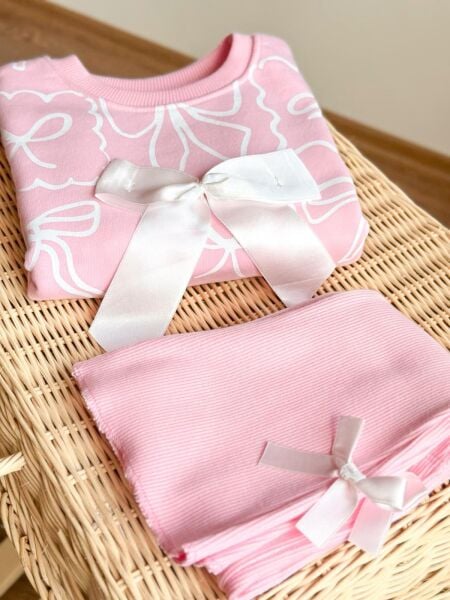 Fiyonk detaylı taytlı takım