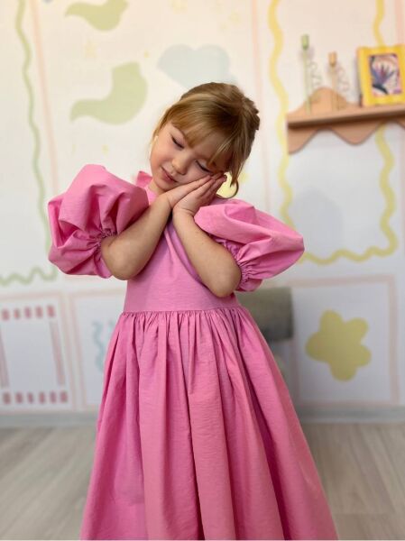 Fiyonk bağlamalı gofre elbise