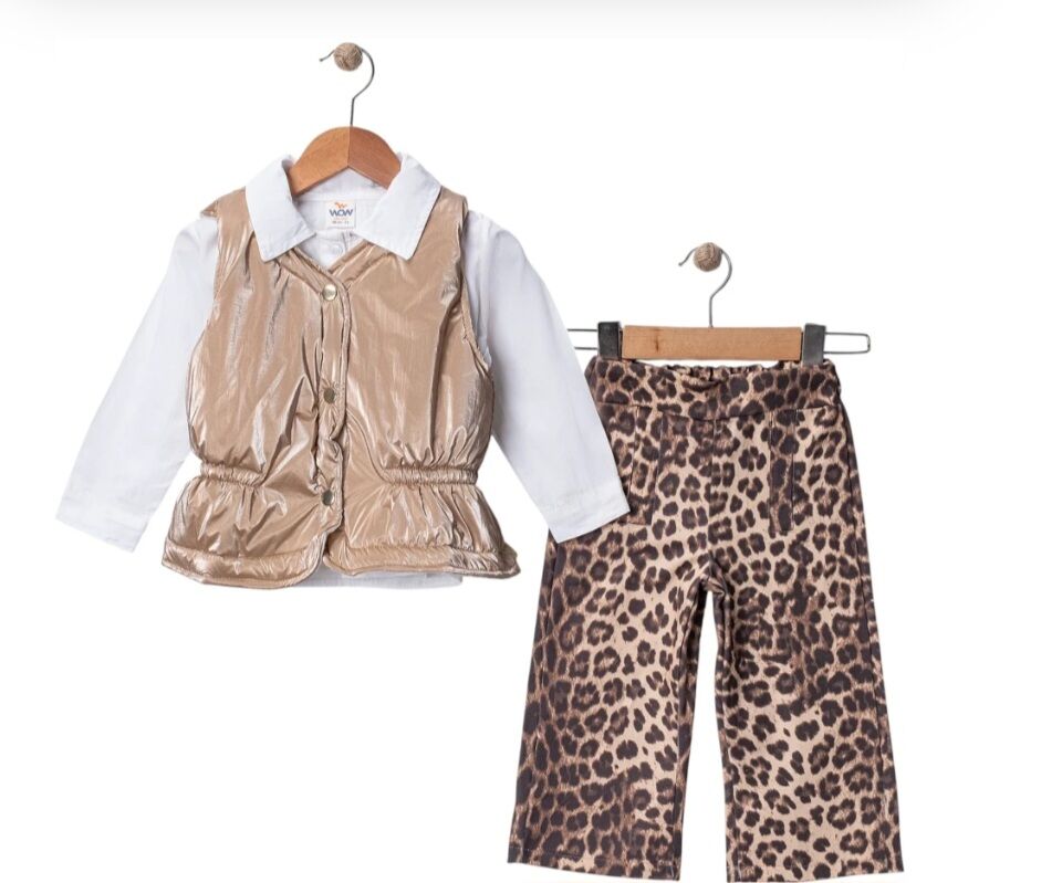 Leopar üçlü set