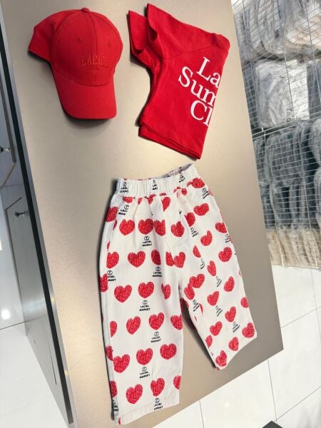 Laciel kalpli balon Jean tshirt takım