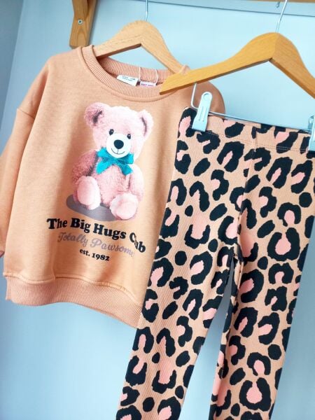 Bear leopar taytlı takım 3/4 yaş