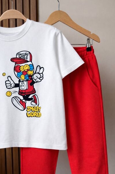 Smiley World eşofman takımı büyük yaş