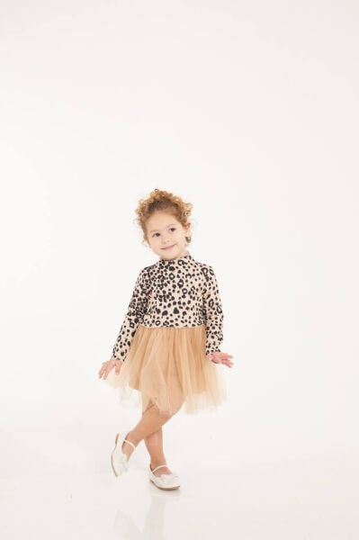 Leopar tütü elbise