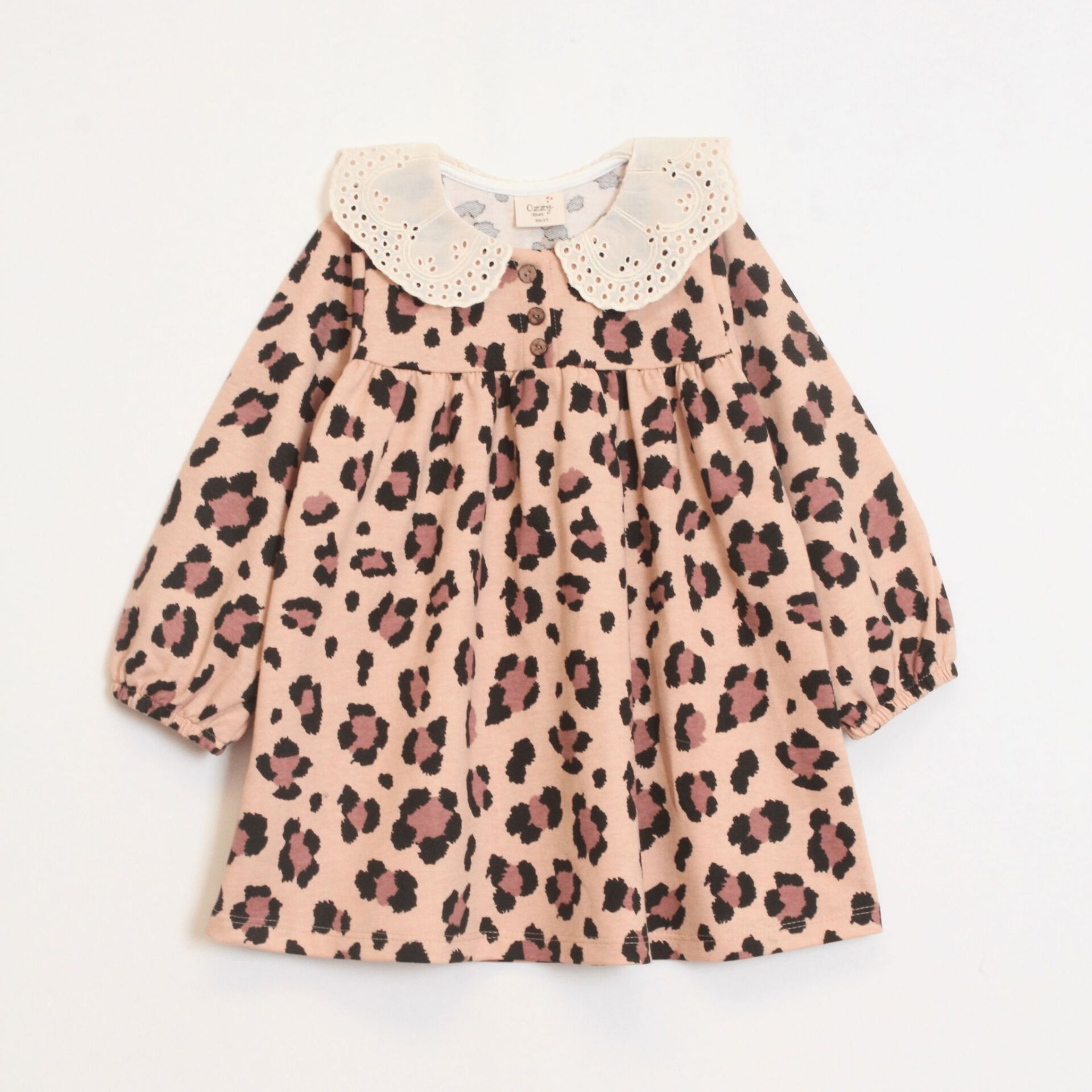 Fistolu leopar elbise