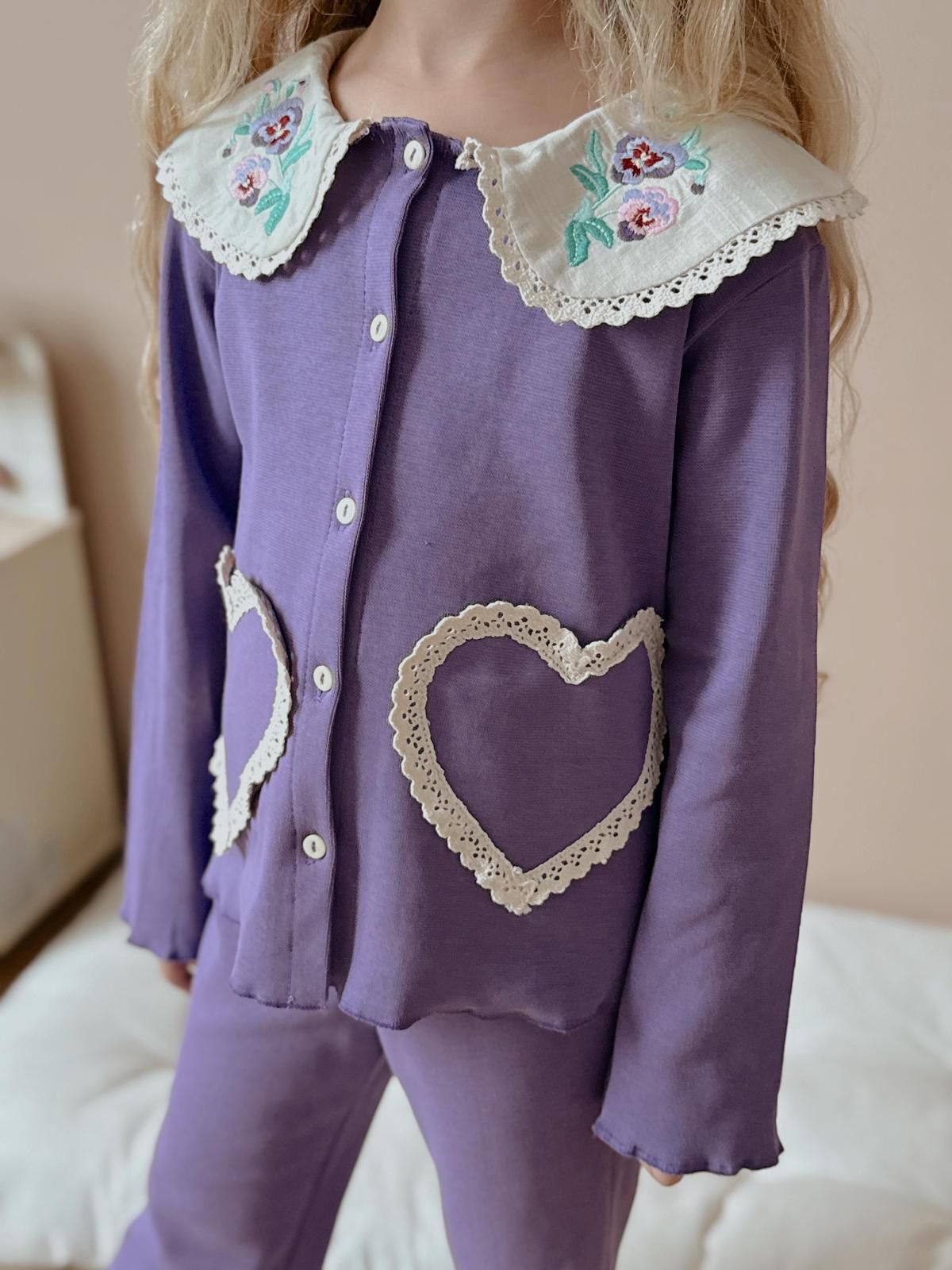 Fisto kalp cep detaylı kaşkorse takım