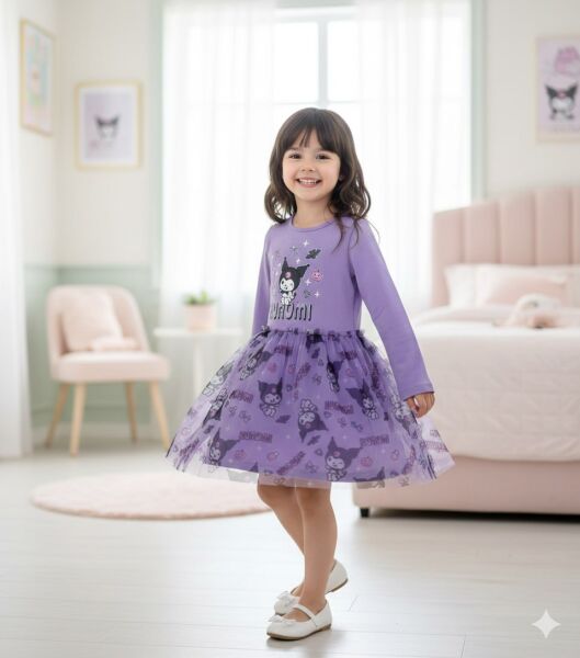 Kuromi tütü elbise lila