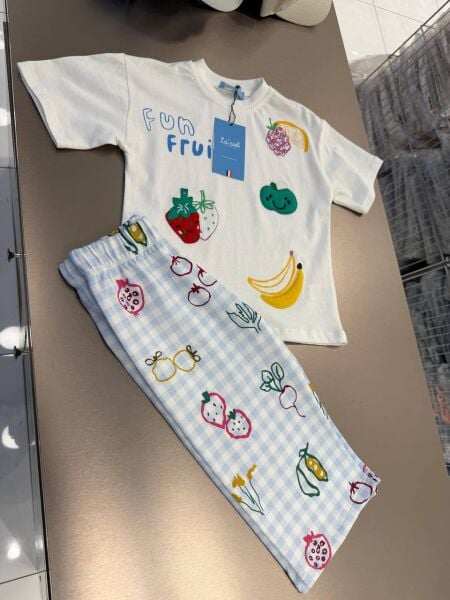 Fun fruit işlemeli takım