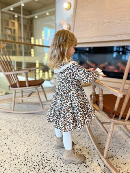 Leopar elbise