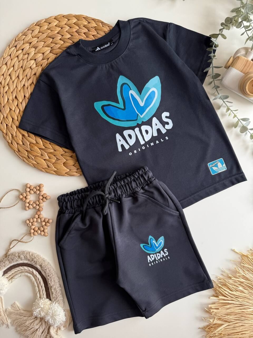 Erkek şortlu takım 3/4 yaş