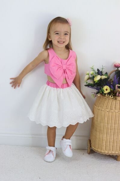 Fiyonk detaylı fisto etekli takım