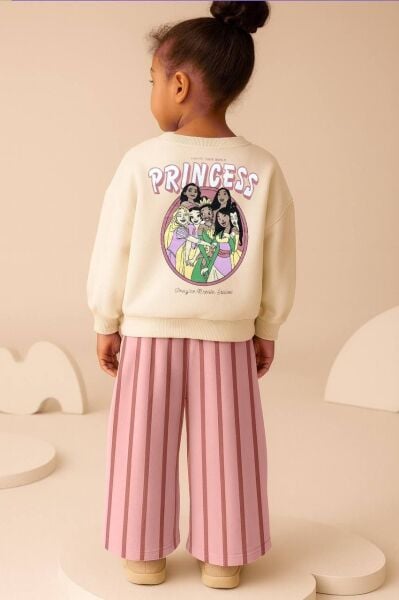 Princess çizgili takım