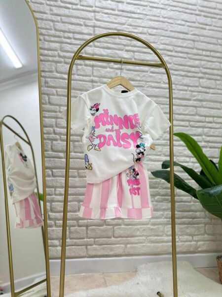 Minnie&Daisy şortlu takım