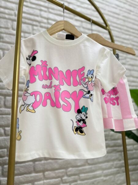 Minnie&Daisy şortlu takım