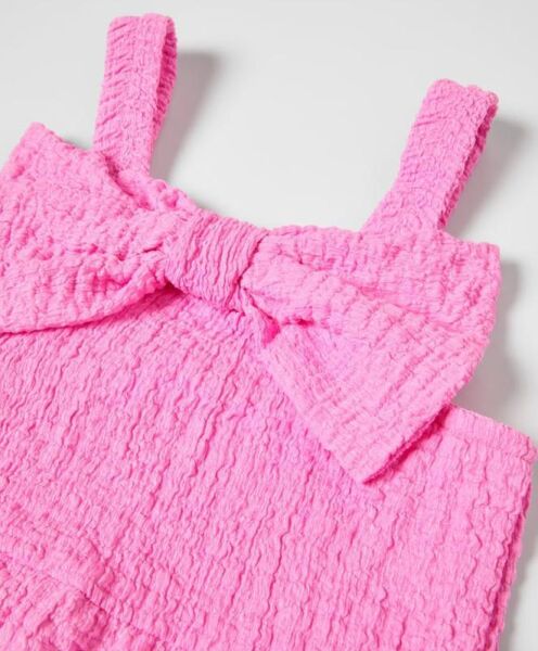 Pembe fiyonklu tulum