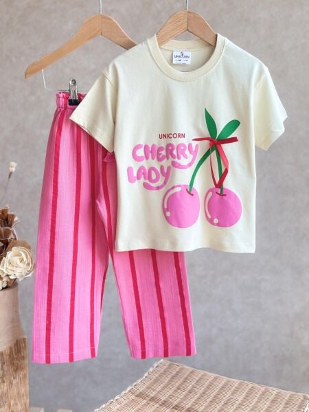 Cherry müslin takım