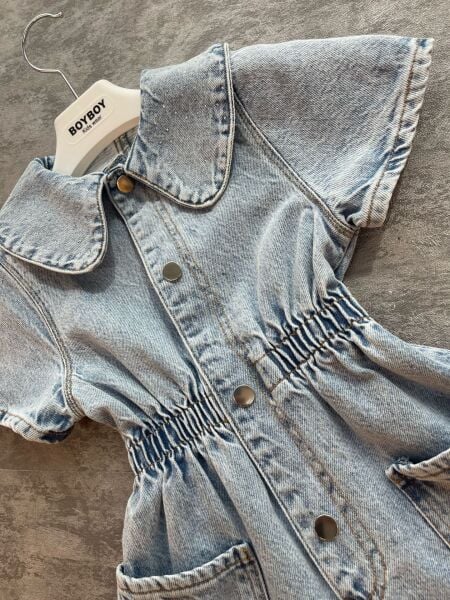 Denim taşlı tulum (1 beden büyük tercih edebilirsiniz)