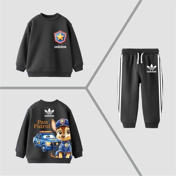 Paw patrol çizgili takım füme