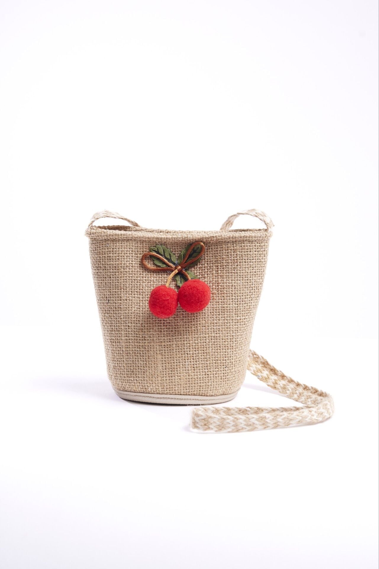 Kiraz hasır çanta