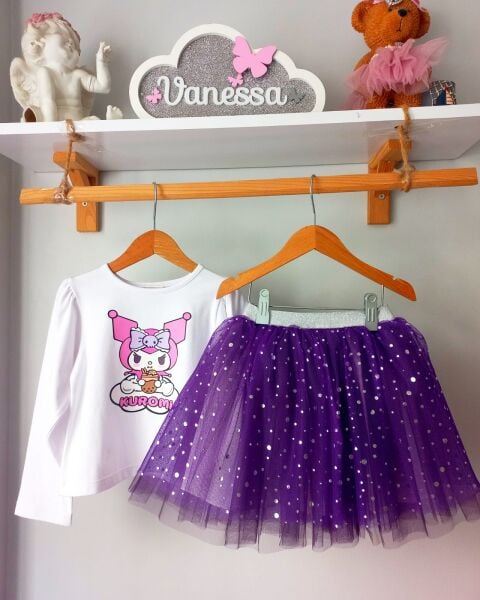 Kuromi tütü etek mor