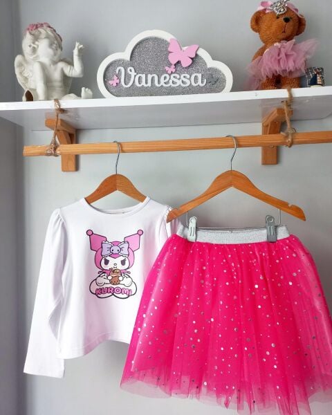 Kuromi tütü etek fuşya