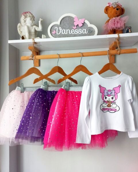 Kuromi tütü etek fuşya