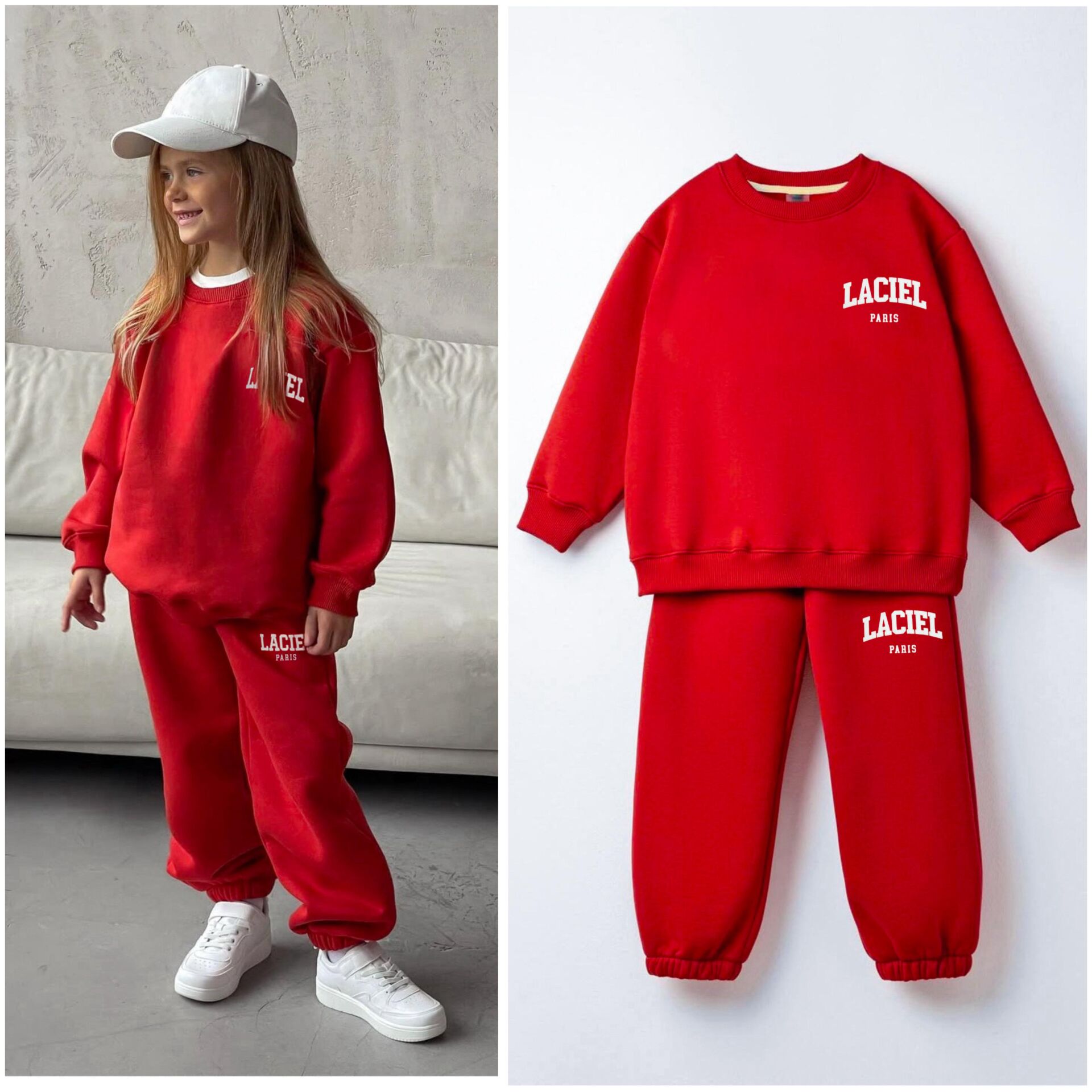 Laciel basic takım kırmızı