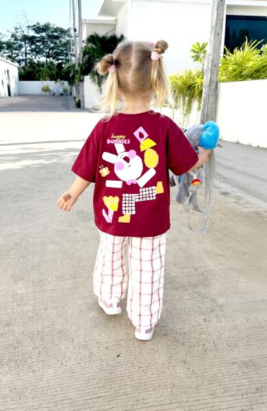 Happy Bunnies bordo takım